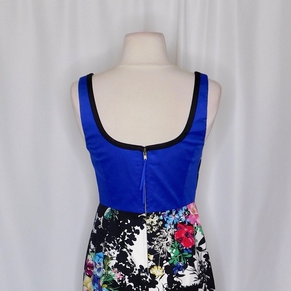 Anthropologie LEIFNOTES Chroma Shadow Floral Sheath Dress Fitted Romantic Size 0 - Picture 10 of 13